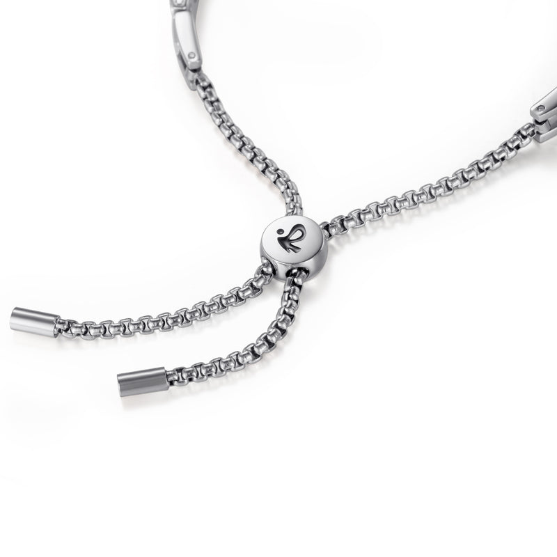 Rainso New Women Silver Effective Powerful Magnetic Bracelet