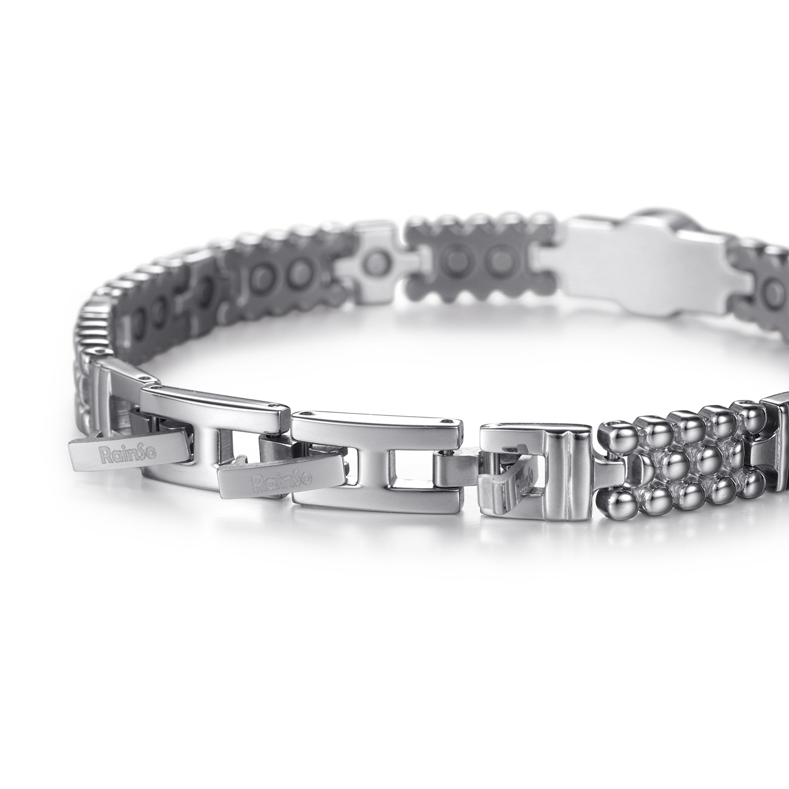 RainSo Powerful Women Blue Crystal Magnetic Therapy Bracelet