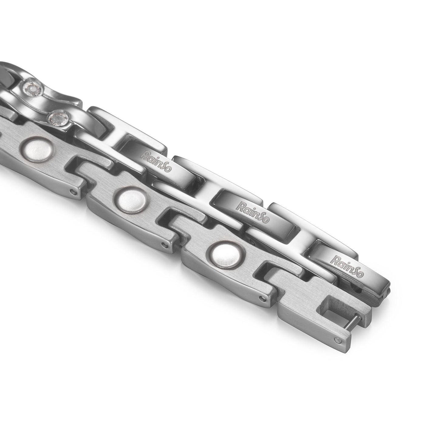 RainSo Women Ultra Strength Magnetic Bracelet Meteor Shower Design #Silver