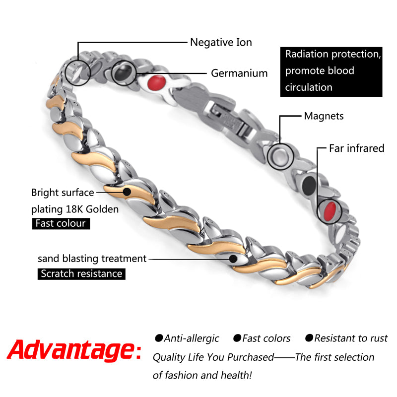 Bio Energy Bracelets | Magnetic Therapy Bracelets | Rainso Magnetic Bracelet
