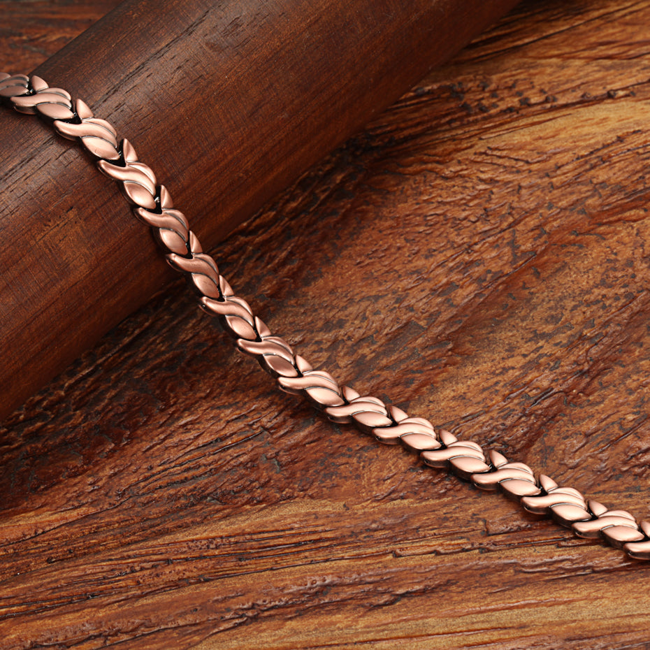 Women Health Care Pure Copper Anklet Magnetic Bracelet for Pain