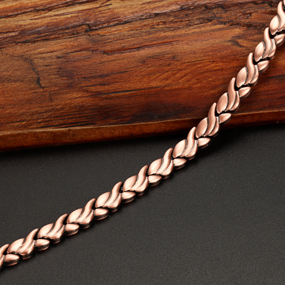 Women Health Care Pure Copper Anklet Magnetic Bracelet for Pain