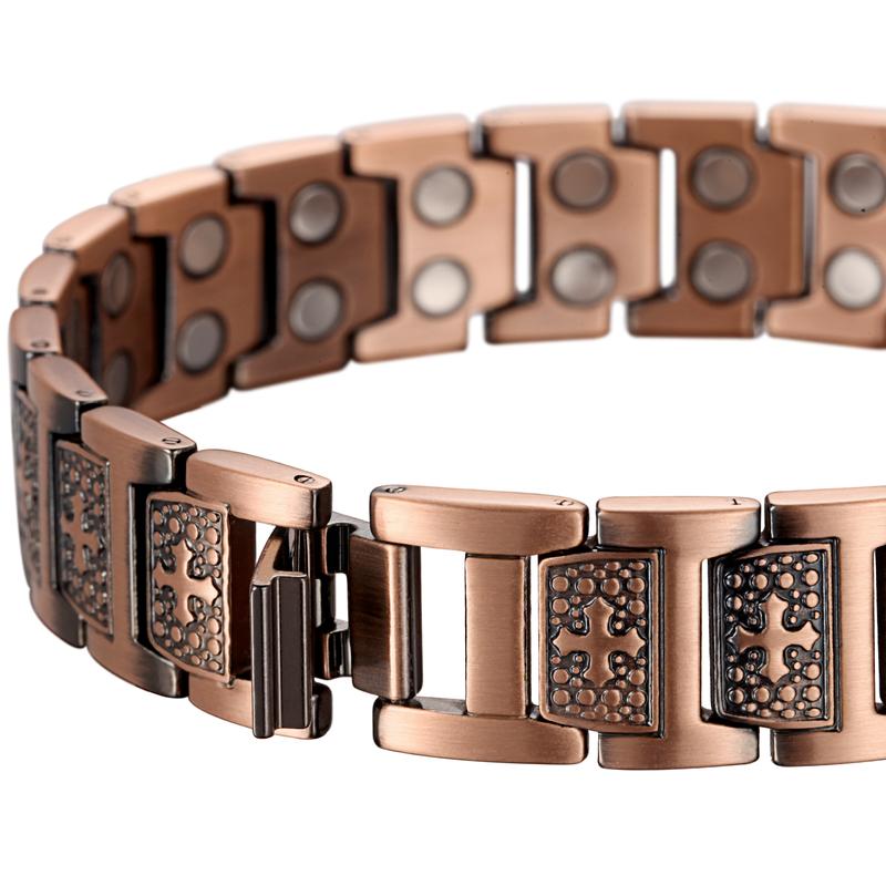 Most Effective Copper Mens Powerful Magnetic Therapy Bracelet