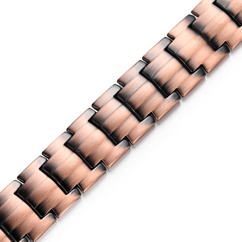 Powerful Mens Copper Magnetic Therapy Bracelet for Arthritis