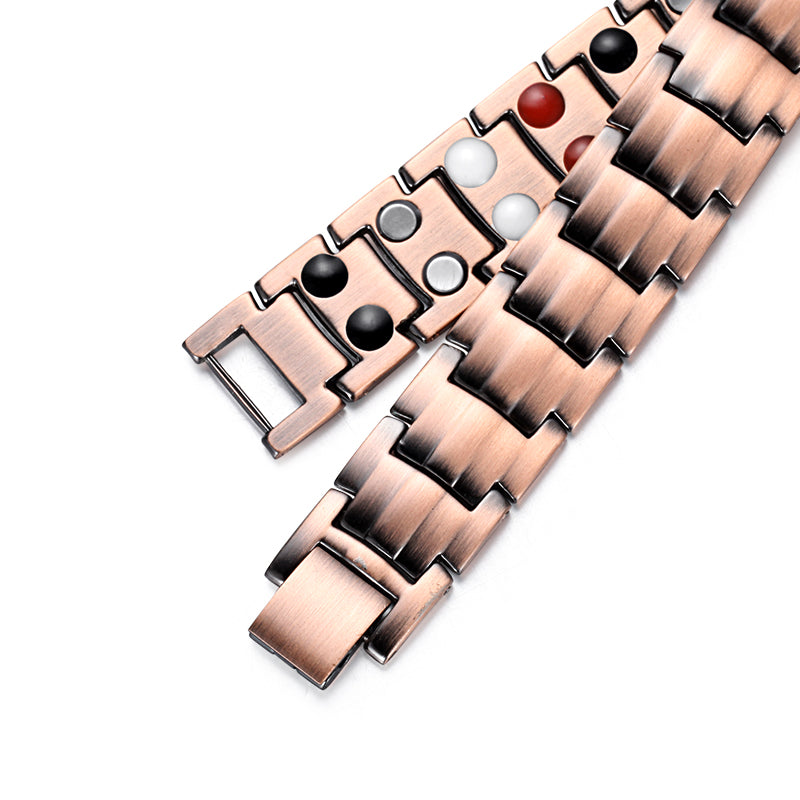 Powerful Mens Copper Magnetic Therapy Bracelet for Arthritis