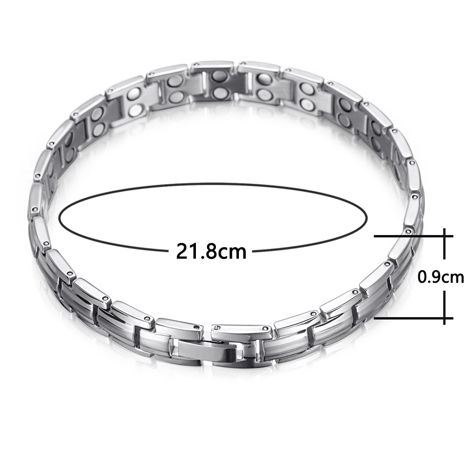 High Gauss Most Effective Powerful Women Titanium Magnetic Therapy Bracelets