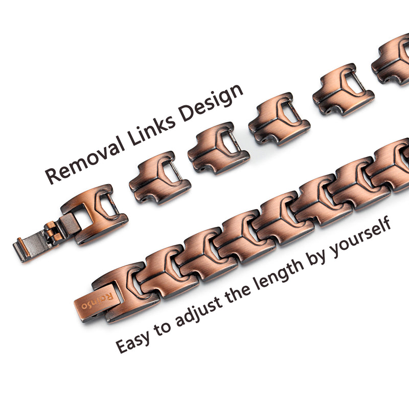 Rainso Powerful Pure Copper Magnetic Bracelets for Arthritis