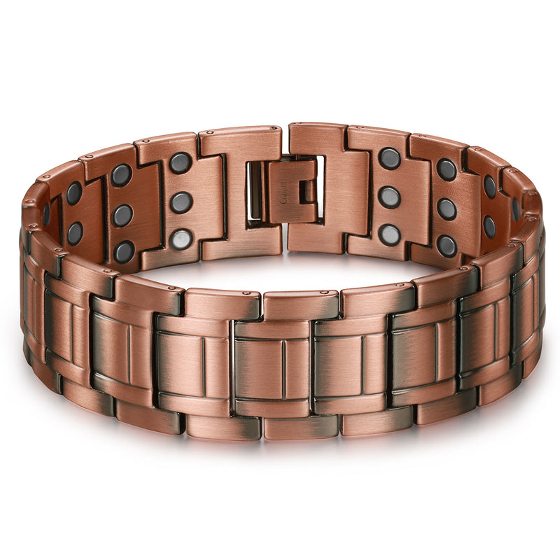 Powerful Strength Copper 3X Magnetic Bracelet for Men