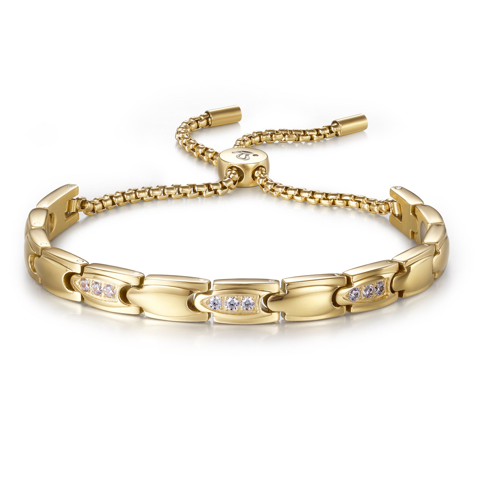 Rainso New Women Gold Effective Powerful Magnetic Bracelet