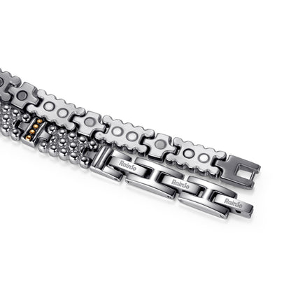 Rainso Powerful Women Yellow Crystal Magnetic Therapy Bracelet