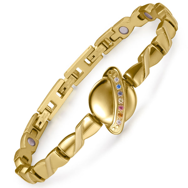 RainSo Women Ultra Strength Magnetic Bracelet Universe #Gold