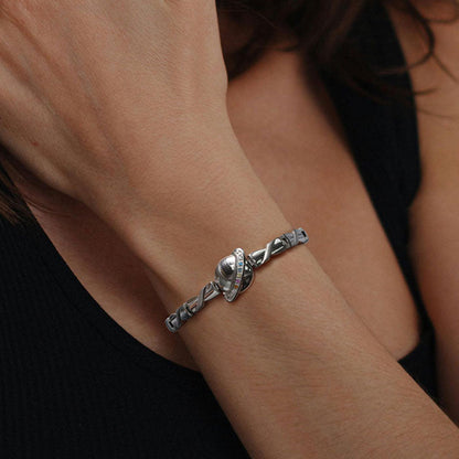 RainSo Women Ultra Strength Magnetic Bracelet Universe #Silver