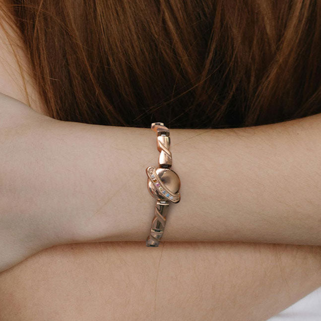RainSo Women Ultra Strength Magnetic Bracelet Universe #Rose Gold