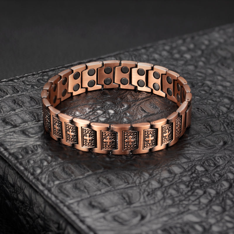 Most Effective Copper Mens Powerful Magnetic Therapy Bracelet