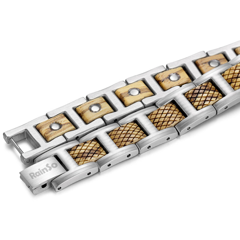 High Gauss Stainless Steel Powerful Magnetic Bracelets for Relief