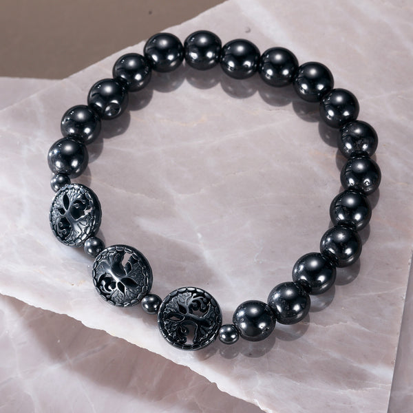 Rainso Magnetic Hematite Bracelets for Lose Weight