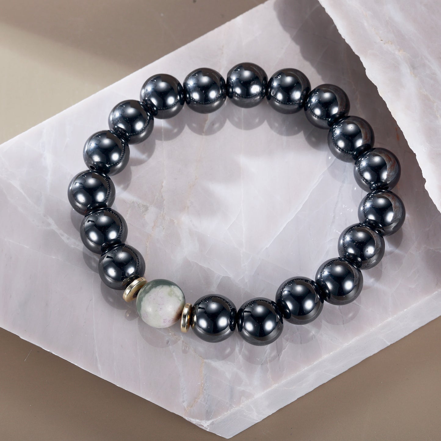 Rainso Elasticity Magnetic Hematite Bracelets Benefits