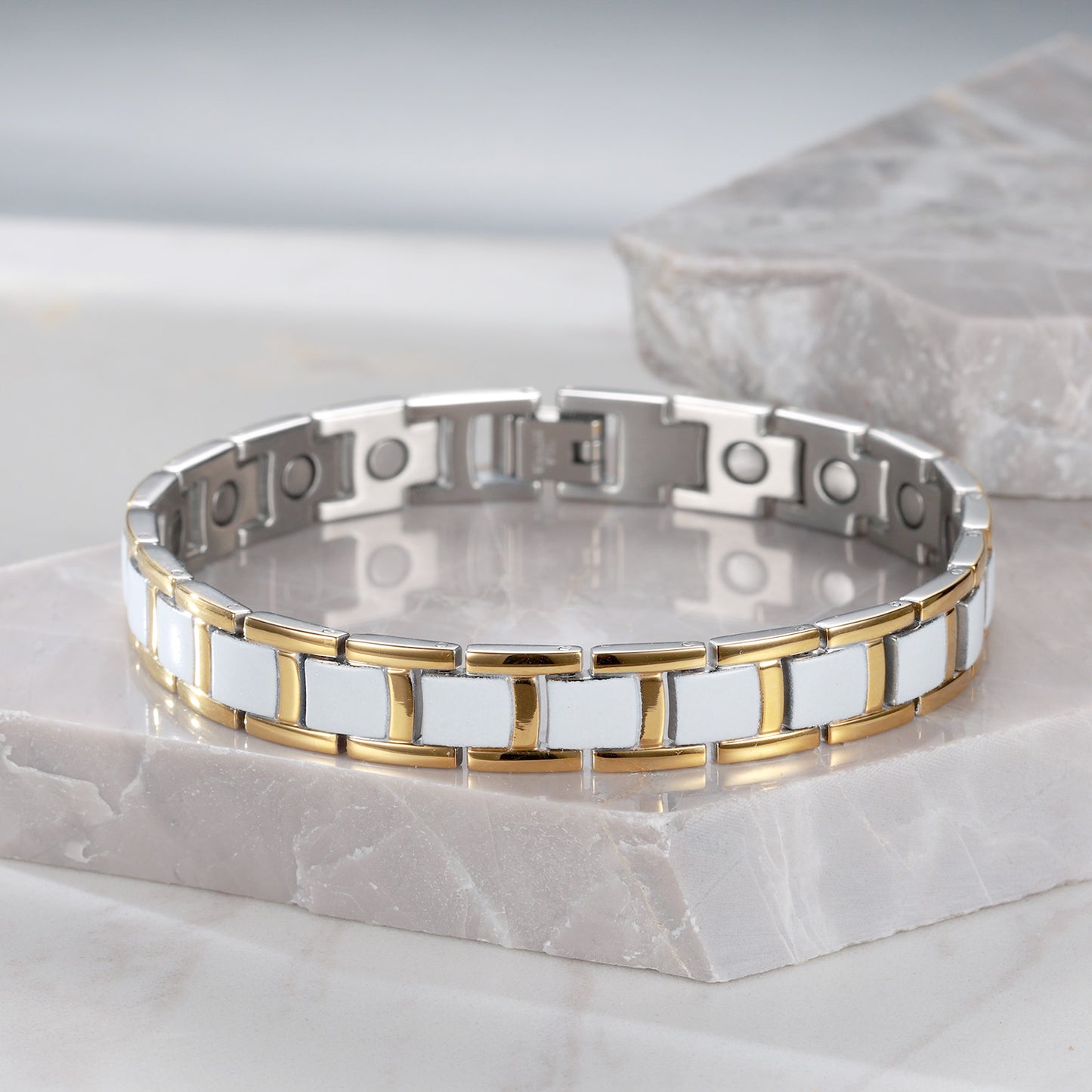 Rainso Powerful High Gauss Effective Magnetic Bracelet Benefits