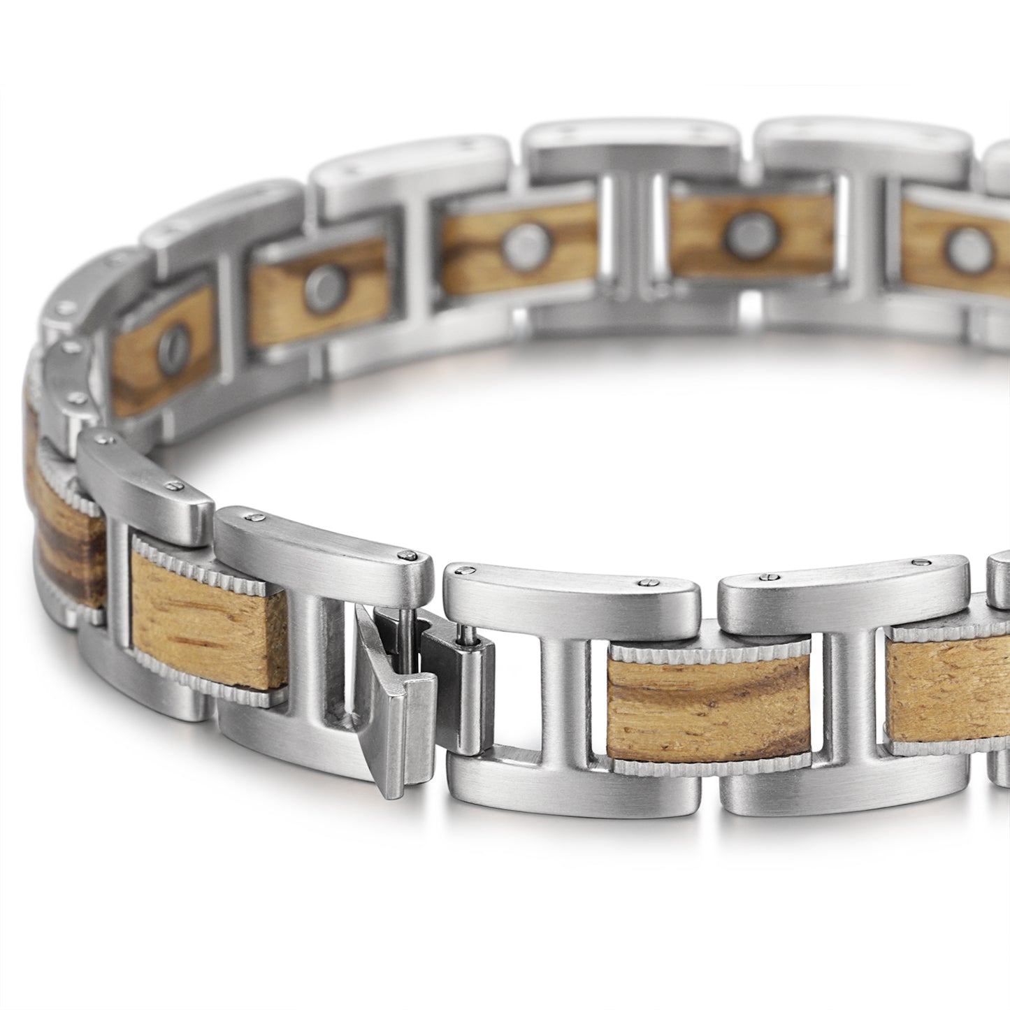 High Gauss Stainless Steel Effective Magnetic Bracelets Benefits