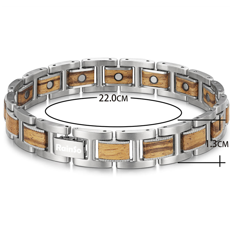 High Gauss Stainless Steel Effective Magnetic Bracelets Benefits