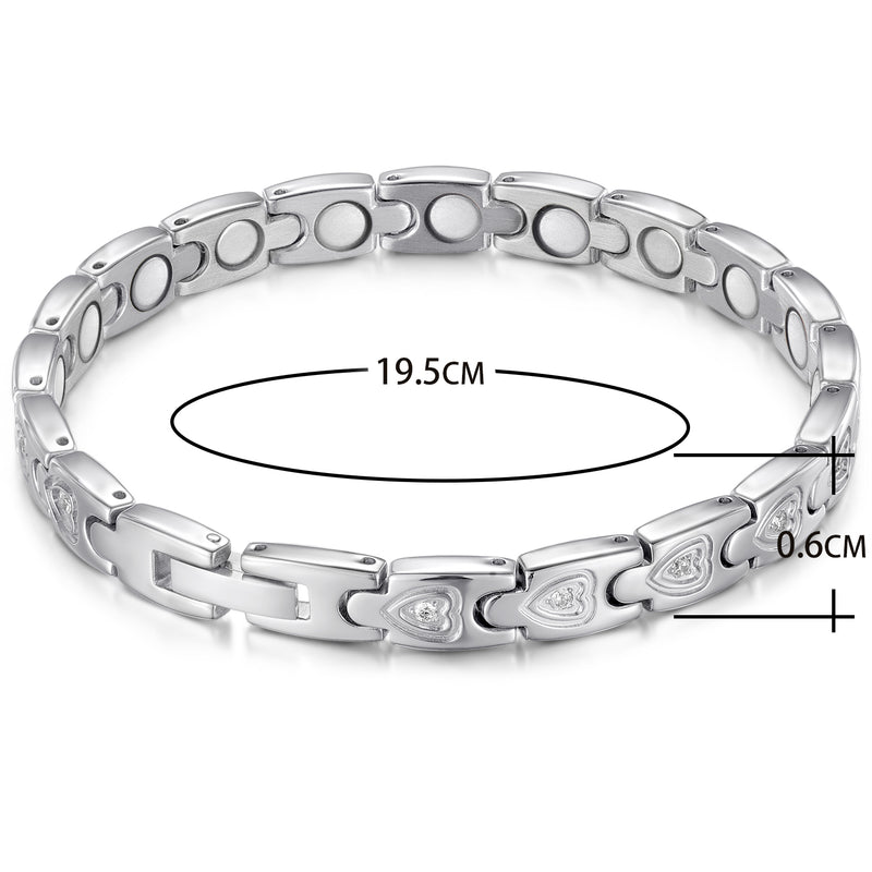 Womens Most Effective Magnetic Therapy Bracelet for Pain