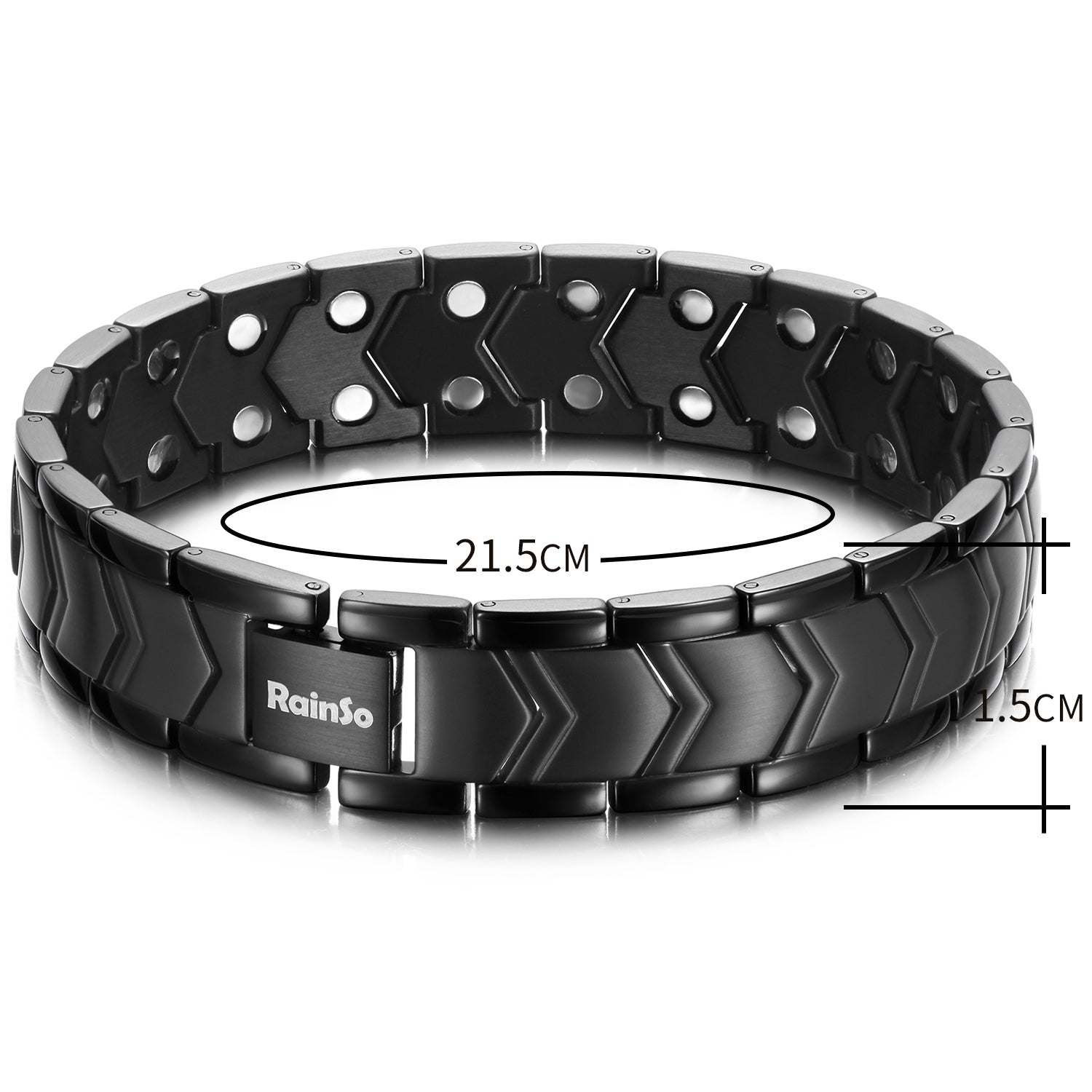 Powerful Ultra Strength Mens Magnetic Therapy Bracelets – Rainso Jewelry