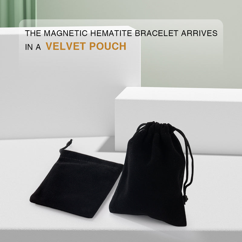 Elasticity Magnetic Hematite Bracelet for Weight Loss