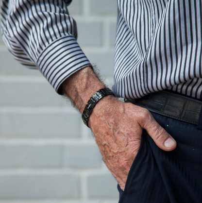 Rainso Magnetic Bracelet for Mens - Black