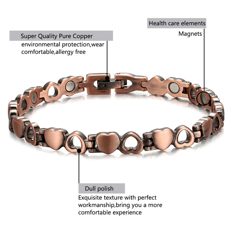 Copper bracelet with magnets｜ Copper Bracelet Benefits ｜ Rainso Magnetic Bracelet