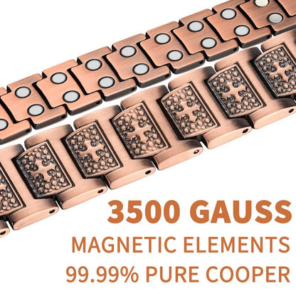 Most Effective Copper Mens Powerful Magnetic Therapy Bracelet