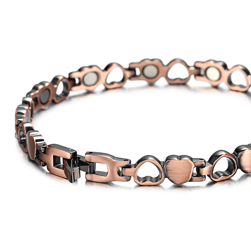 Rainso Pure Copper Magnetic Therapy Bracelet for Arthritis
