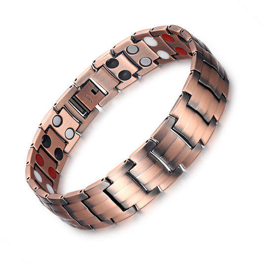 Powerful Mens Copper Magnetic Therapy Bracelet for Arthritis