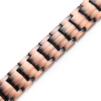 Powerful Mens Copper Magnetic Therapy Bracelet for Arthritis
