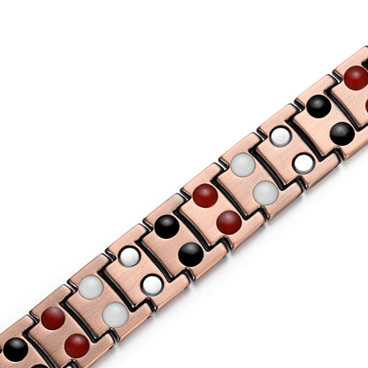 Powerful Mens Copper Magnetic Therapy Bracelet for Arthritis
