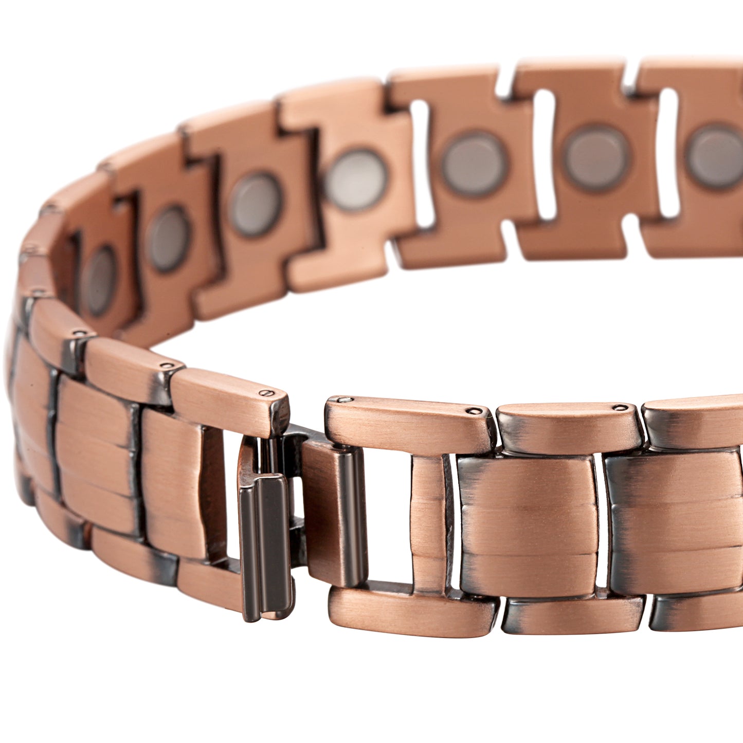 Rainso Powerful Healing Copper Men Magnetic Bracelet