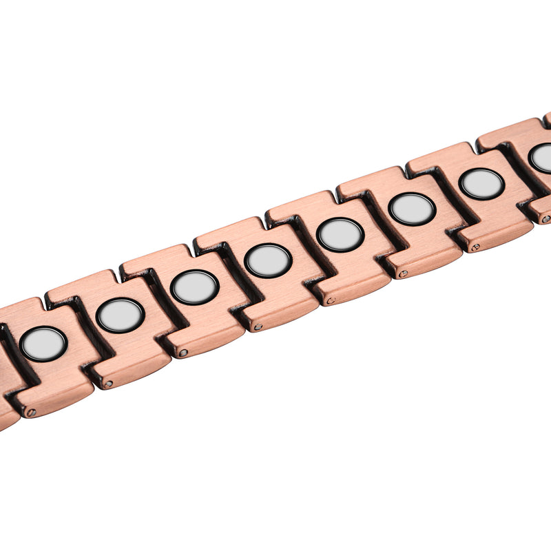 Rainso Powerful Healing Copper Men Magnetic Bracelet