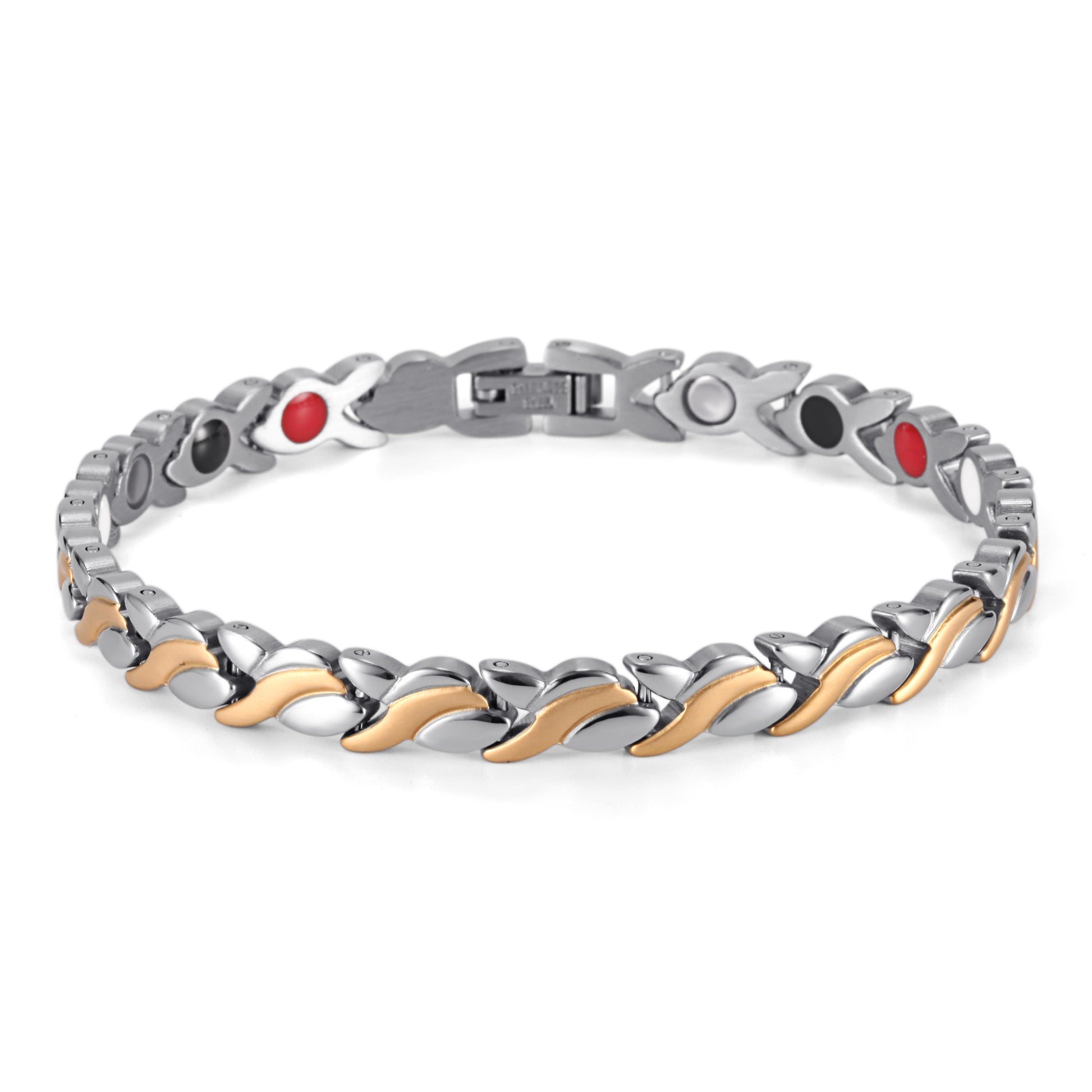 Pain and Inflammation Couple Magnetic Bracelet Relieve Stainless Steel