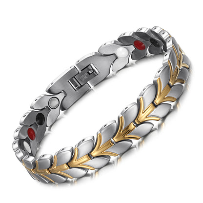 Pain and Inflammation Couple Magnetic Bracelet Relieve Stainless Steel