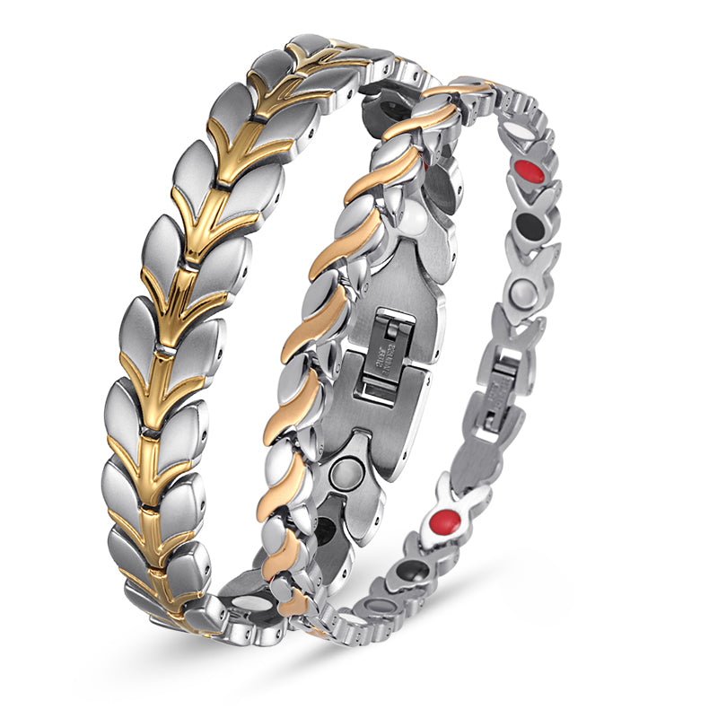 Pain and Inflammation Stainless Steel Couple Magnetic Bracelet Relieve