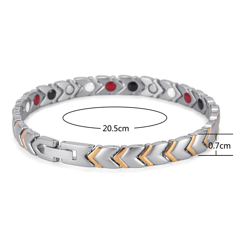 Women Carpal Tunnel Strong Copper Magnetic Bracelet for Arthritis