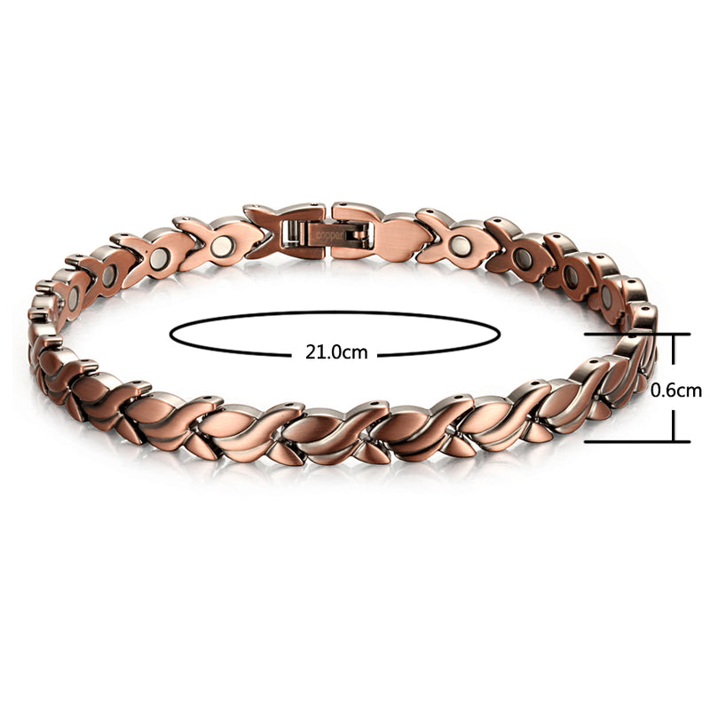 Blossom of Women-Health Care Pure Copper Ankle Magnetic Bracelet  for Arthritis