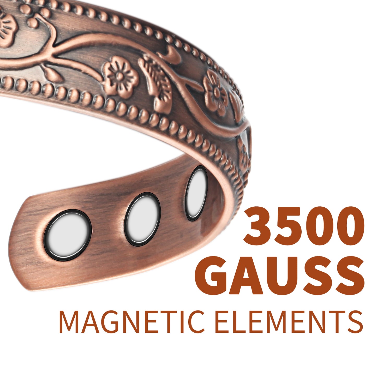 Rainso Effective Powerful Copper Magnetic Bangle For Women