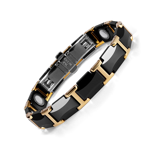 Powerful High Gauss Ceramic Magnetic Bracelet for Men Pain