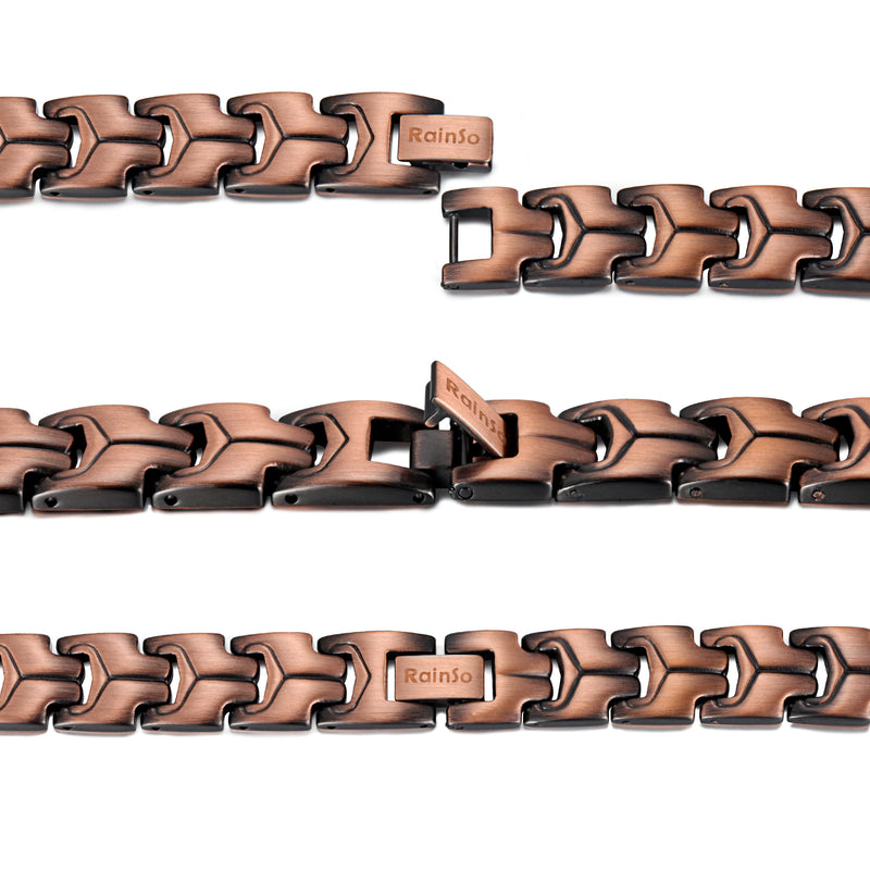 Rainso Powerful Pure Copper Magnetic Bracelets for Arthritis